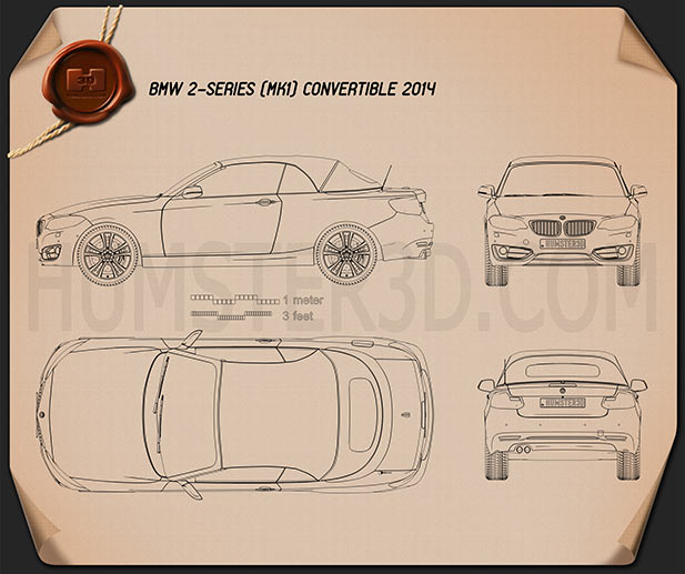 BMW 2 Series convertible 2014 PNG Clipart