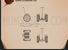 Segway 2X Adventure 2012 Moto clipart