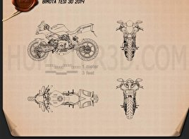 Bimota Tesi 3D 2014 Moto clipart