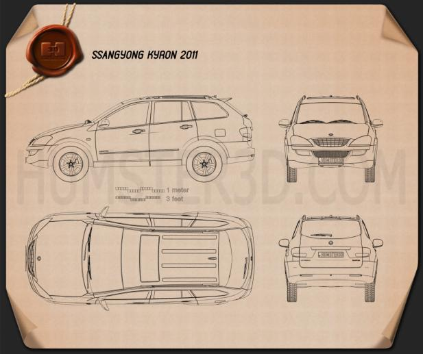 SsangYong Kyron 2011 PNG Clipart