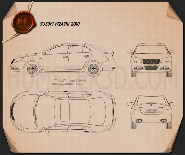 Suzuki Kizashi 2010 Blueprint