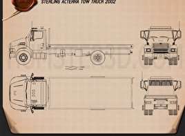 Sterling Acterra Tow Truck 2002 clipart