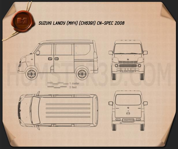Suzuki Landy (CN) 2008 clipart