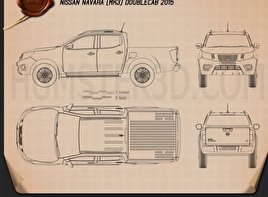 Nissan Navara Doppelkabine 2015 car clipart