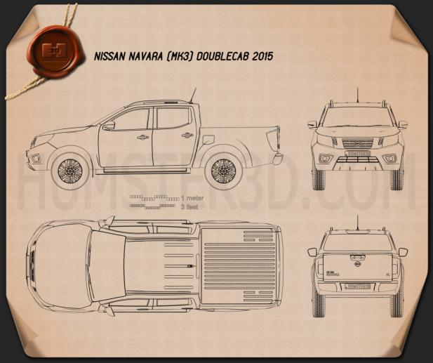 Nissan Navara Double Cab 2015 PNG Clipart