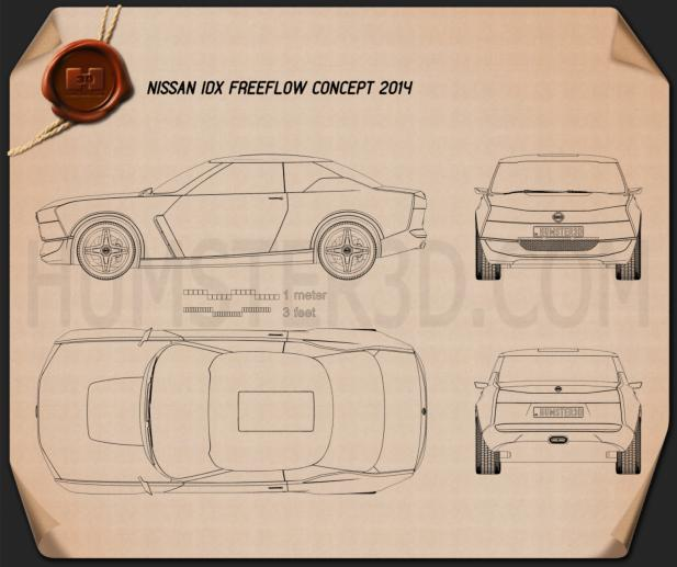 Nissan IDx Freeflow 2014 Blueprint