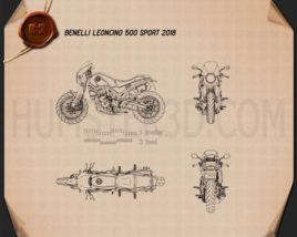 Benelli Leoncino 500 Sport 2018 Motorcycle clipart