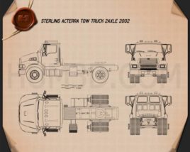 Sterling Acterra Tow Truck 2-axle 2002 clipart