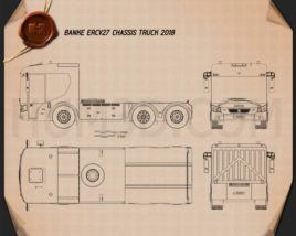 Banke ERCV27 Chassis Truck 2018 clipart