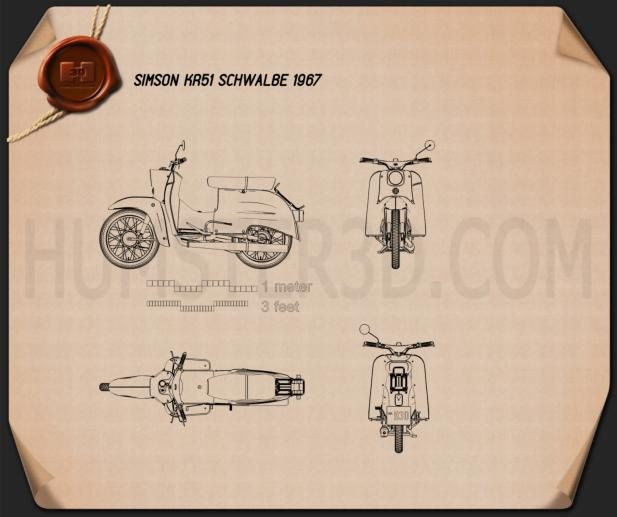 Simson KR51 Schwalbe 1967 PNG Clipart