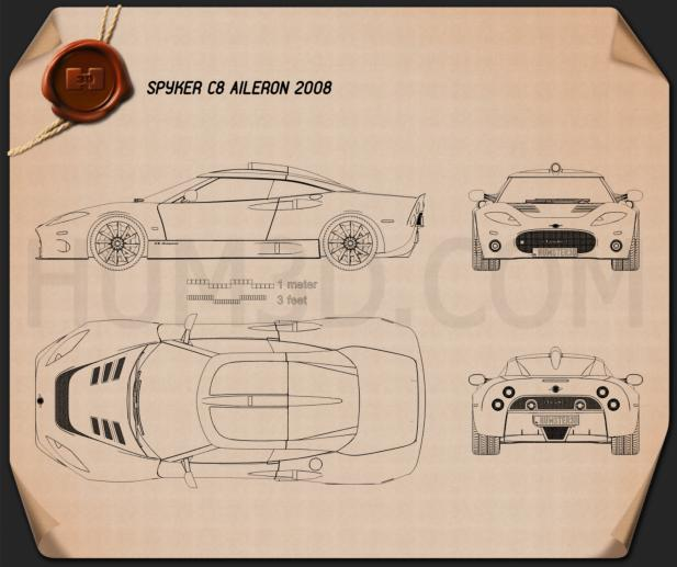 Spyker C8 Aileron 2008 PNG Clipart