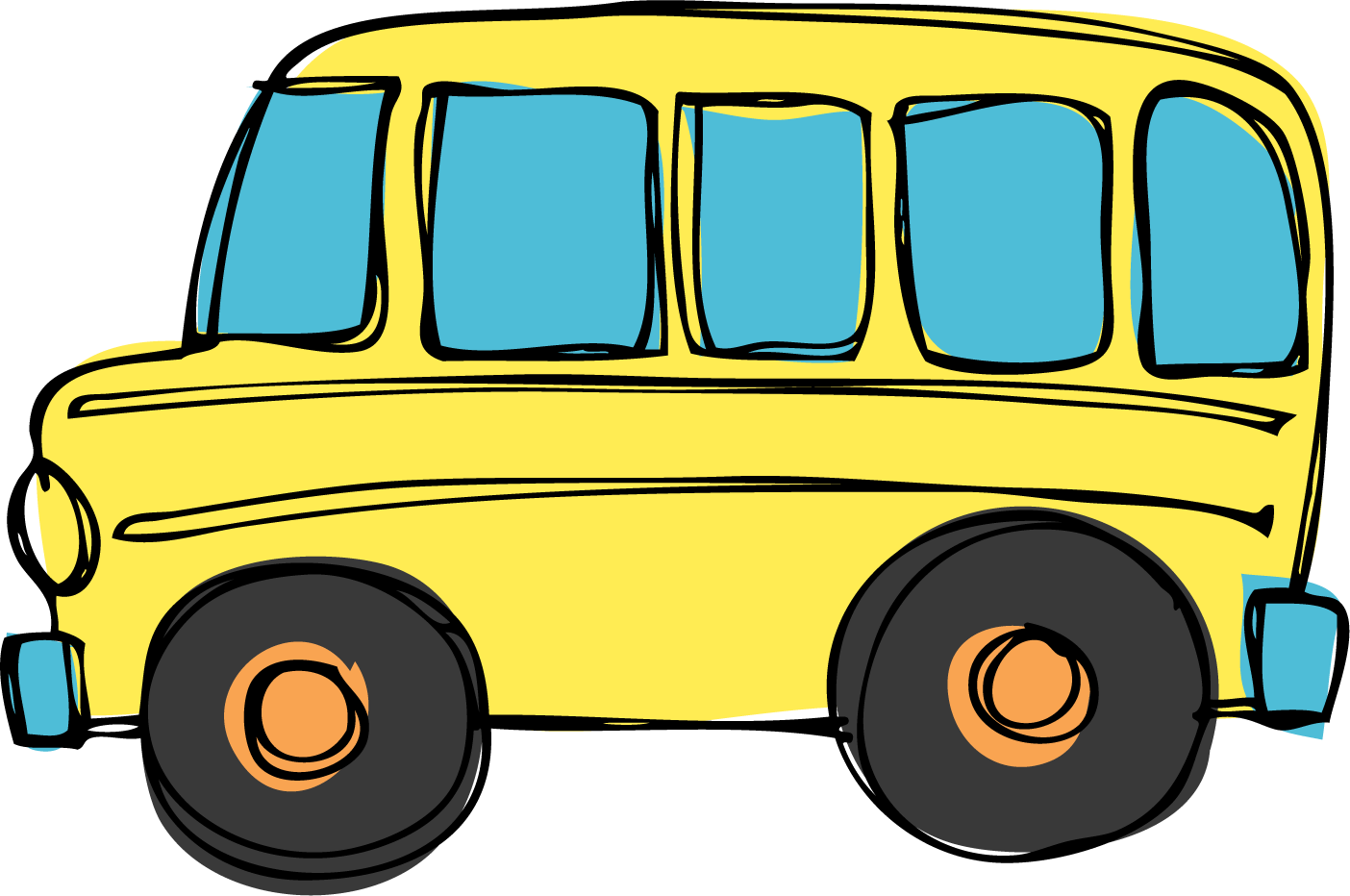 Free Cartoon School Bus Clipart for Download