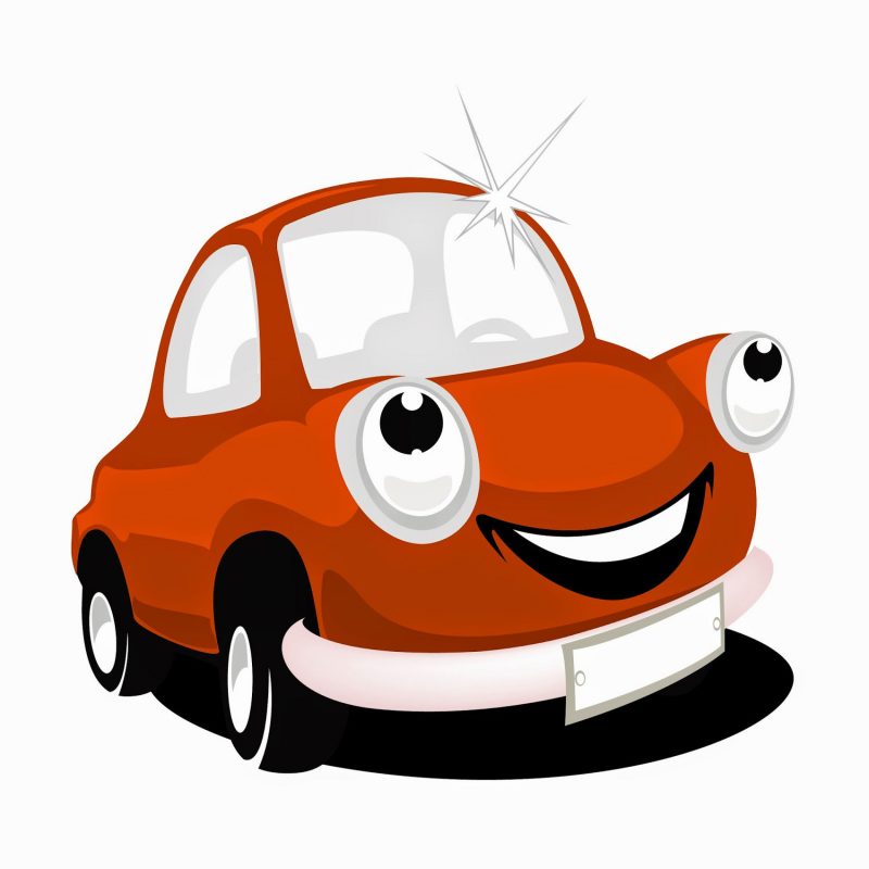 Cute Cartoon Car Imagem Clipart