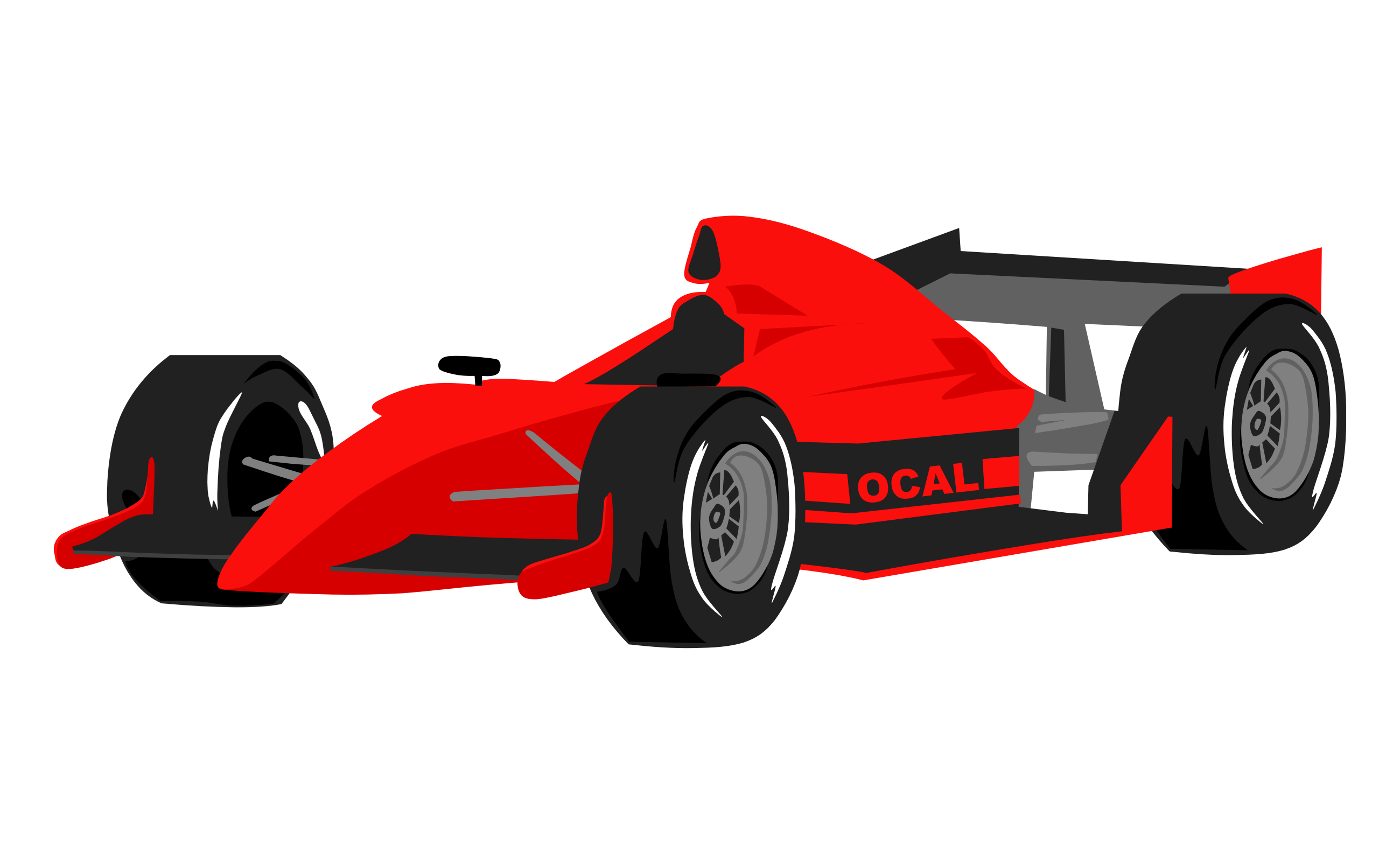 red race car clipart