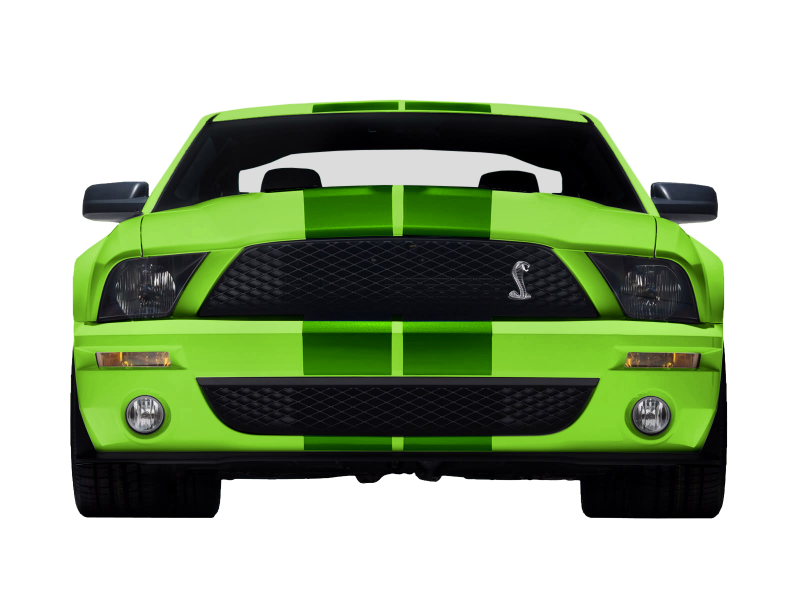 Ford Mustang Shelby Front view Clipart Image