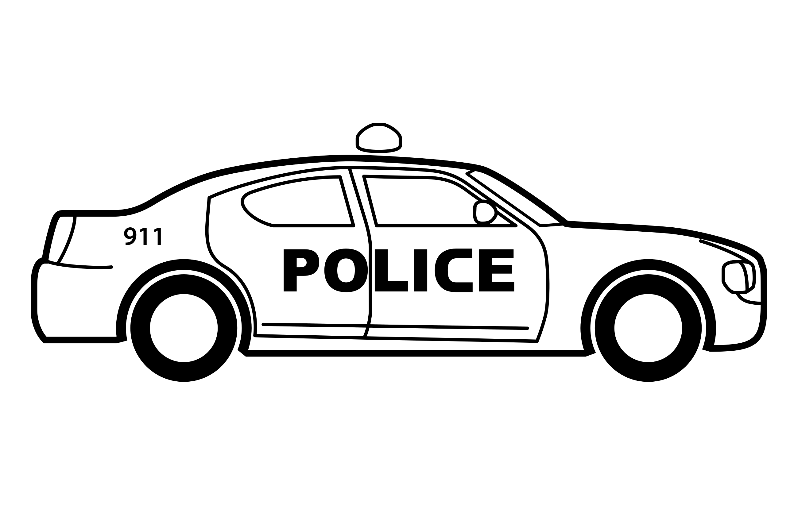 car black and white clipart