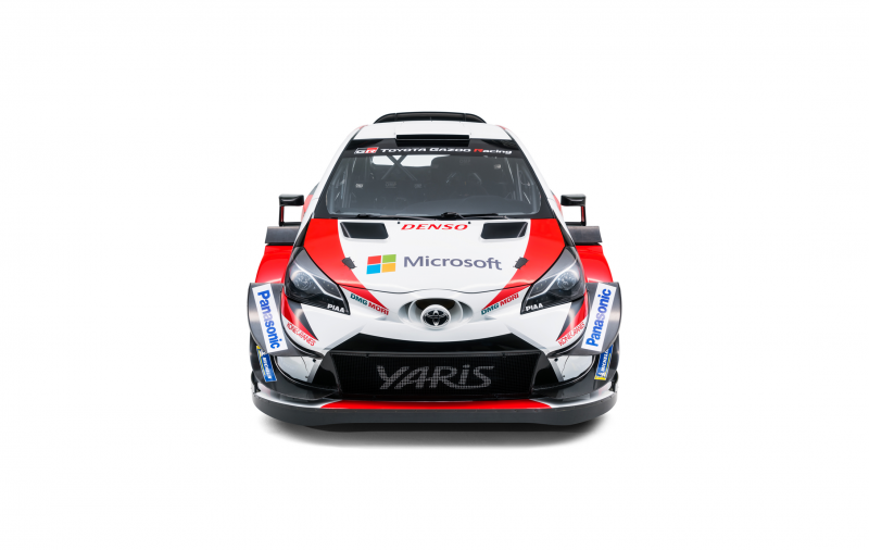 Rally car front view Clipart Image