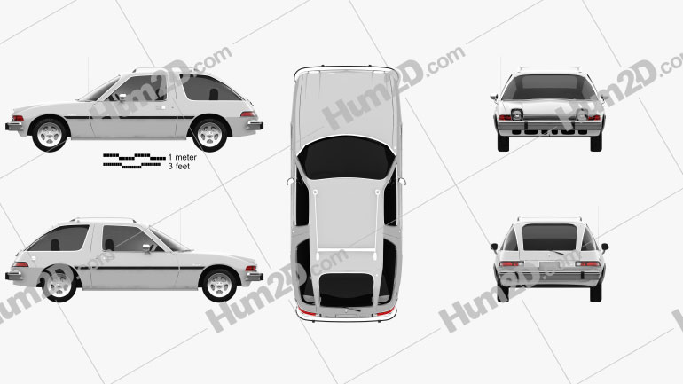 AMC Pacer 1975 PNG Clipart
