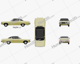 AMC Matador coupe 1972 car clipart