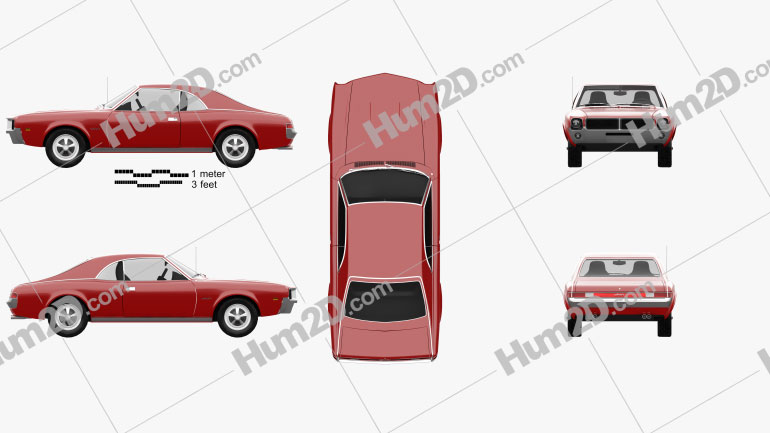 AMC Javelin 1968 PNG Clipart