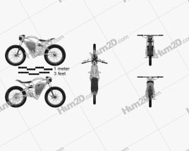 APWorks Light Rider 2016 Motorrad clipart