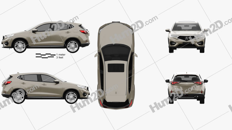 Acura CDX 2016 PNG Clipart