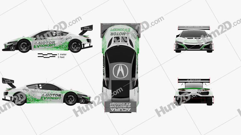 Acura NSX EV 2016 PNG Clipart