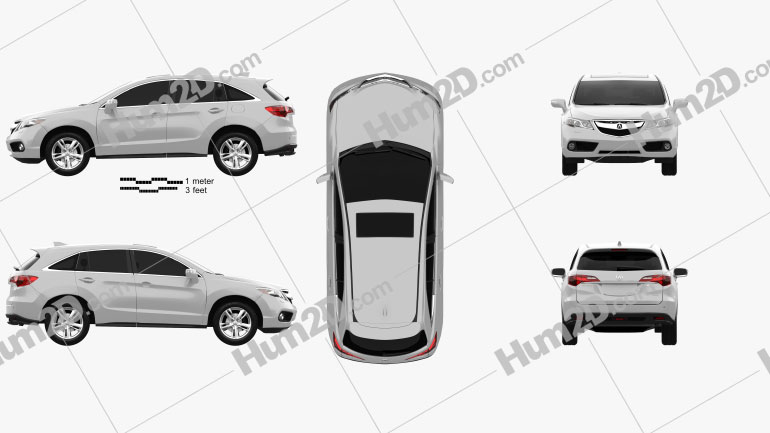 Acura RDX RU-spec 2014 Blueprint