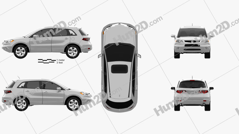 Acura RDX 2006 PNG Clipart