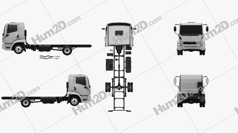 Agrale 10000 Chassis Truck 2012 clipart
