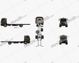 Agrale 14000 Chassis Truck 2012 clipart