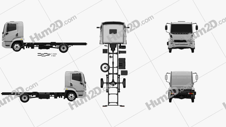 Agrale 6500 Chassis Truck 2012 PNG Clipart