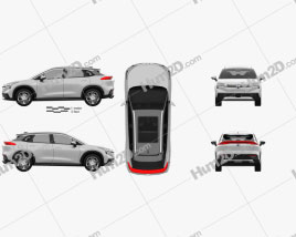 Aion LX 2020 car clipart