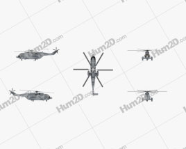 Aerospatiale SA-321 Super Frelon Transport Helicopter Aircraft clipart