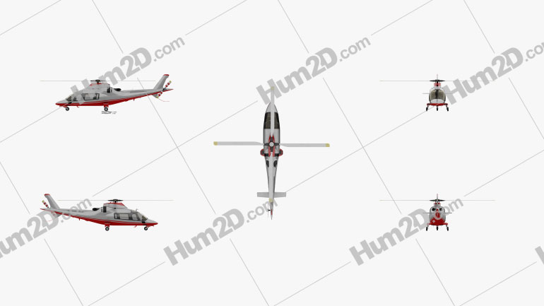 AgustaWestland AW109 Search and Rescue Helicopter Aircraft clipart