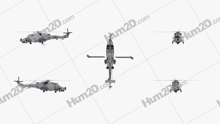 AgustaWestland AW159 Wildcat Rescue Helicopter Aircraft clipart