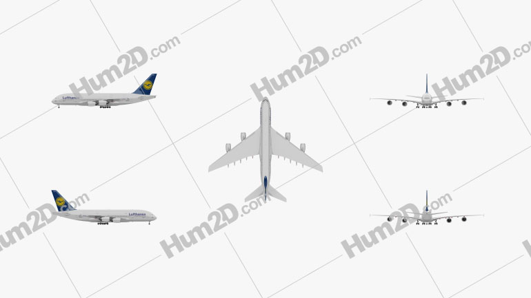 Airbus A380 PNG Clipart