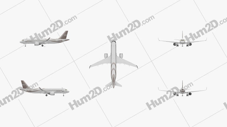 Airbus ACJ320neo PNG Clipart