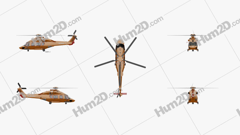 Airbus Helicopters H175 Medium Utility Helicopter Aircraft clipart