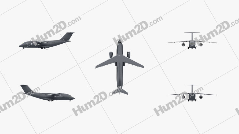 Antonov An-178 Aircraft clipart