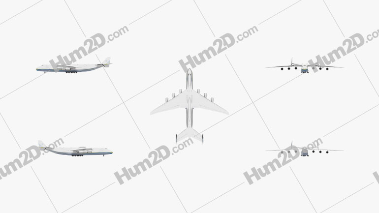 Antonov An-225 Mriya Aircraft clipart