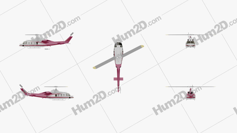 Bell 214ST Military Transporthubschrauber Flugzeug clipart