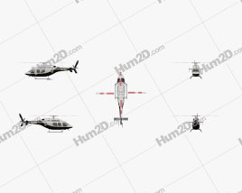 Bell 429 GlobalRanger Mehrzweckhubschrauber Flugzeug clipart