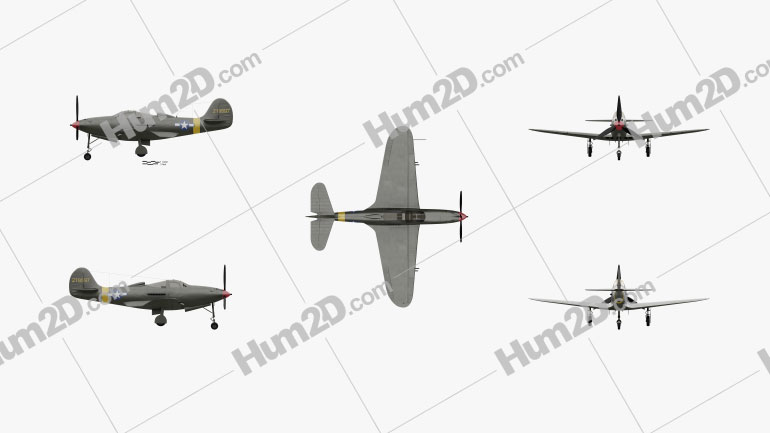 Bell P-39 Airacobra PNG Clipart