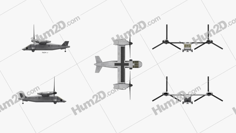 Bell V-280 Valor Vertical Lift Helicopter Aircraft clipart