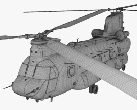 Boeing CH-47 Chinook Flugzeug clipart