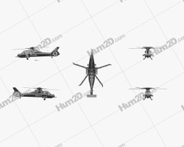 Boeing Sikorsky RAH-66 Comanche Reconnaissance and Attack Helicopter Aircraft clipart