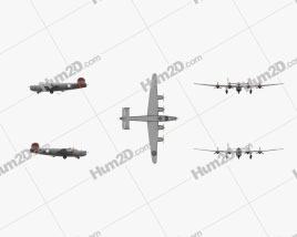 Consolidated B-24 Liberator Aircraft clipart