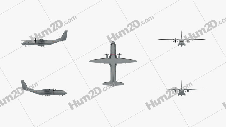 EADS CASA C-295 Aircraft clipart