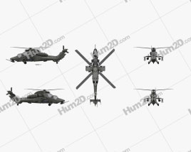 Eurocopter Tiger Attack Helicopter Aircraft clipart